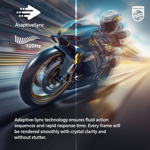 Philips 221V8LB Monitor Full HD de 22 pulgadas (1920 x 1080), frecuencia de actualización de 100 Hz, VESA, HDMI x1, VGA x1, modo LowBlue, sincronización adaptativa