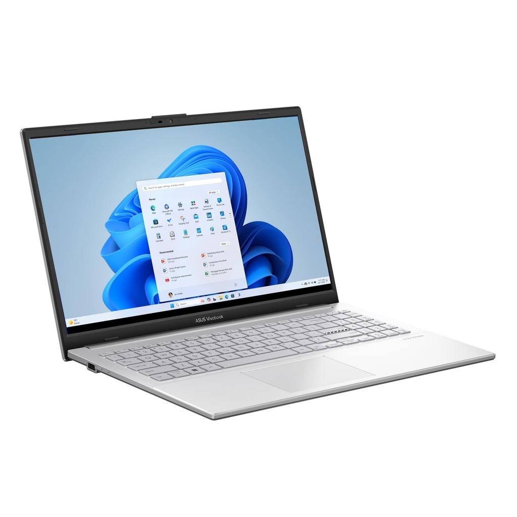 ASUS Vivobook Go 15.6” Laptop, Intel i3-N305, 8GB, 256GB, Windows 11 Home en Modo S, Plata Fresca, E1504GA-WS35