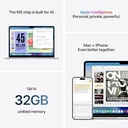 MACBOOK AIR  M5 -  16 RAM - 512GB  - 15" MIDNIGTHT