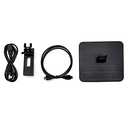 Monitor IPS de 24 pulgadas 75 Hz alimentado con tecnología AOC FHD 1080P HDMI, puerto de pantalla y entrada VGA, compatible con VESA, altavoces integrados para oficina y hogar, color negro