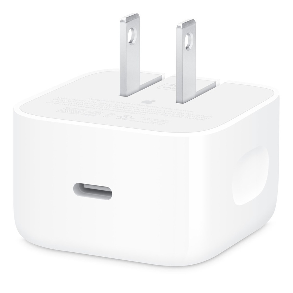 CARGADOR ORIGINAL APPLE 40W con 60W | Tipo C