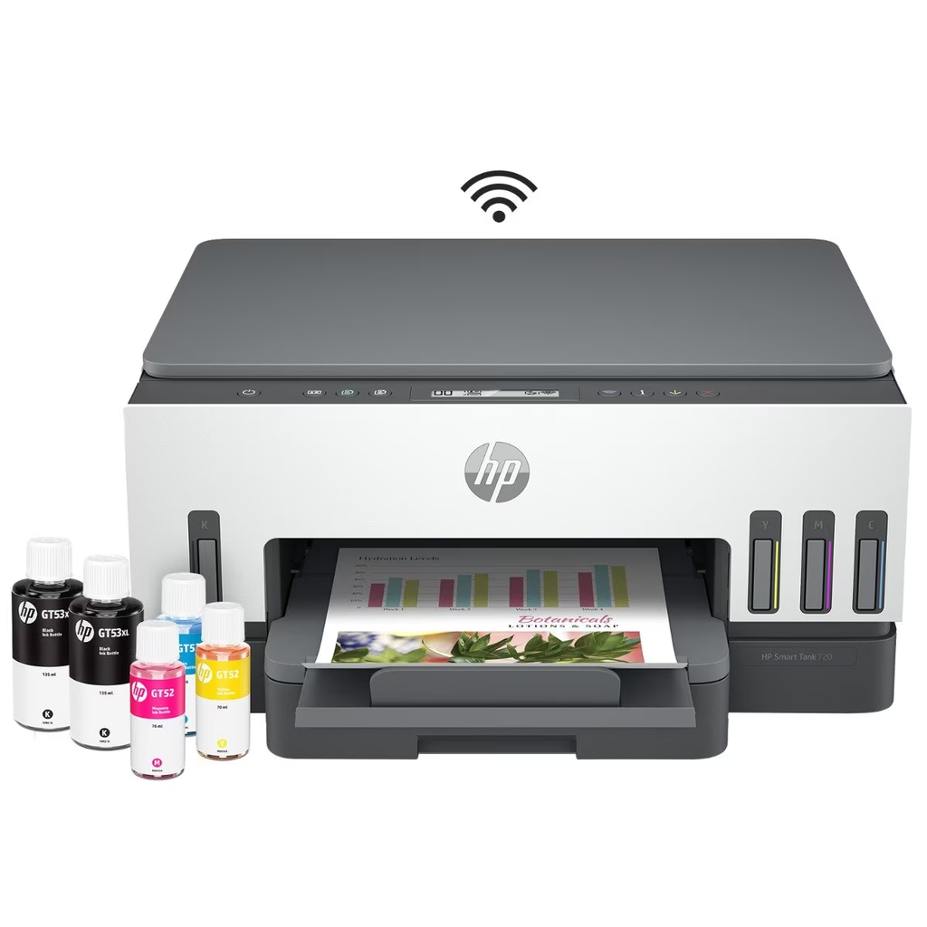 HP Smart Tank 720 AIO WLS P/C/S 12/5PPM