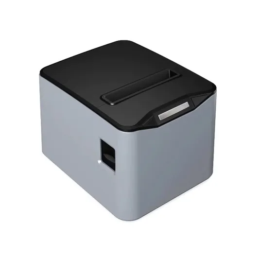 Impresora Térmica Directa de Alta Calidad de 80 mm, Compatible con Impresión de Códigos QR, Imprimante Thermique ZJ-8370 GRISS