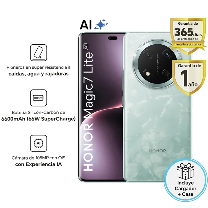 HONOR MAGIC 7 LITE 8GB+256GB  JADE VERDE