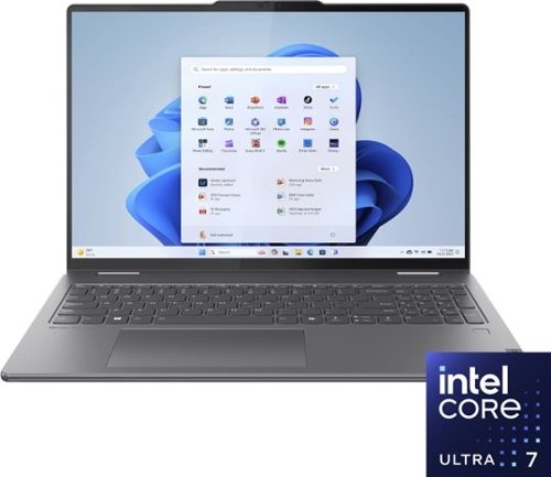 [197531069214] Lenovo Yoga 7i 2 en 1 portátil, pantalla táctil 2K de 16", Core Ultra 7 155U (hasta 4.80 GHz), 16 GB DDR5, 1 TB PCIe SSD, Wi-Fi 6E, KB retroiluminado, lector FP, TB 4, cámara web, teclado, PDG HDMI