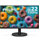 Philips 221V8LB Monitor Full HD de 22 pulgadas (1920 x 1080), frecuencia de actualización de 100 Hz, VESA, HDMI x1, VGA x1, modo LowBlue, sincronización adaptativa