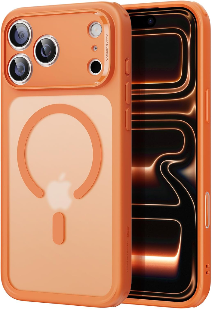 ESR Funda pro / pro max  , control de cámara, compatible con MagSafe, protección de grado militar a prueba de golpes, funda magnética (Transparentes Magneticos, iphone 16 pro max)