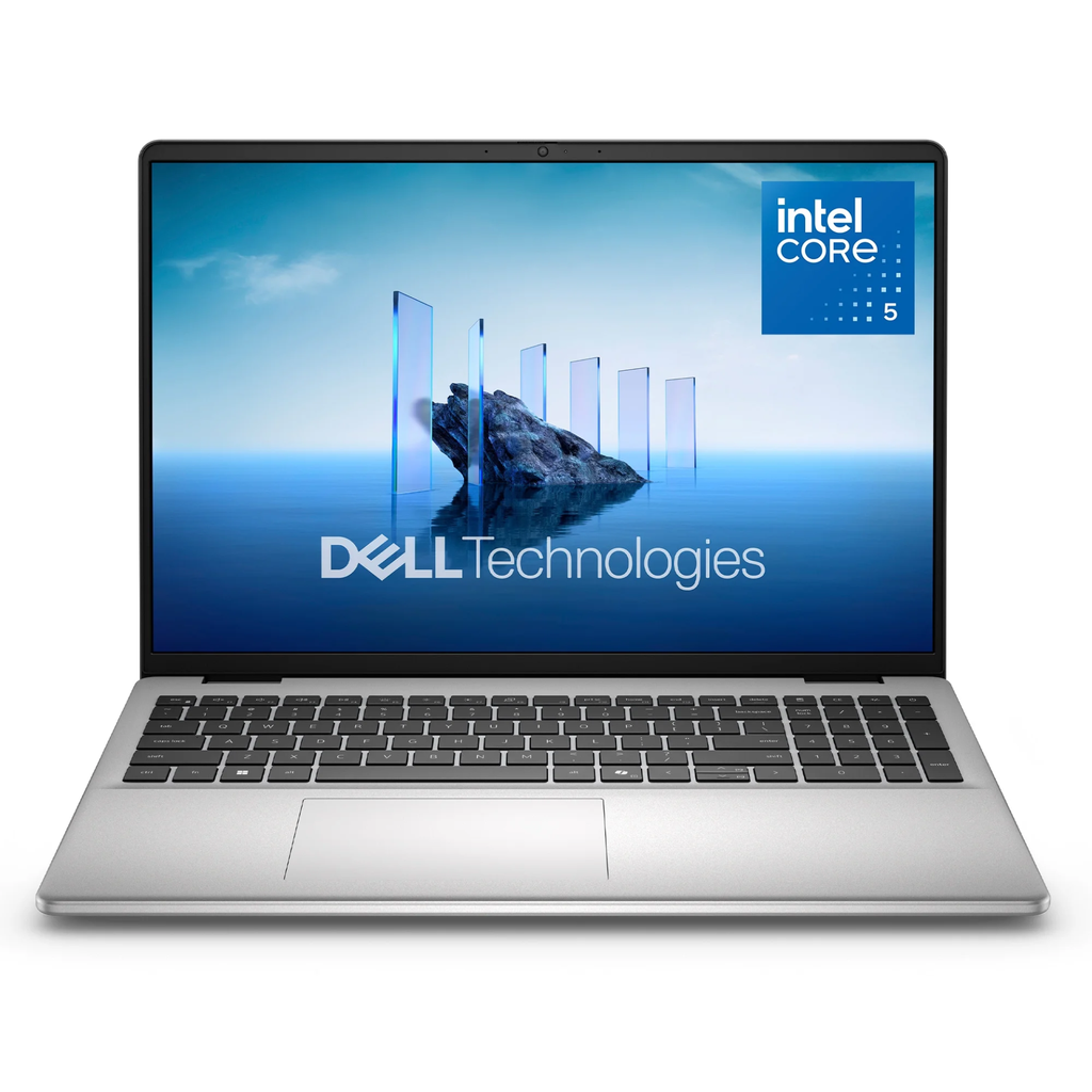 Dell Portátil de 16", Intel coreTM 5, 8GB, 512GB, FHD+ Touch, Metal Plateado, Teclado Retroiluminado