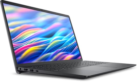 Dell Laptop 15 DC15250 - 15.6 Pulgadas FHD, Intel Core 3-100U, 8GB RAM, 512GB SSD, Negro Carbón