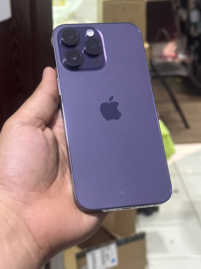 iPhone 14 pro Max  seminuevo (MORADO, 128GB, A)