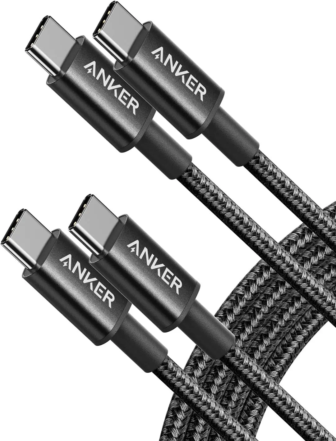 ORIGINAL Anker – Cable de nailon USB C a USB C (60 W) 2 metros